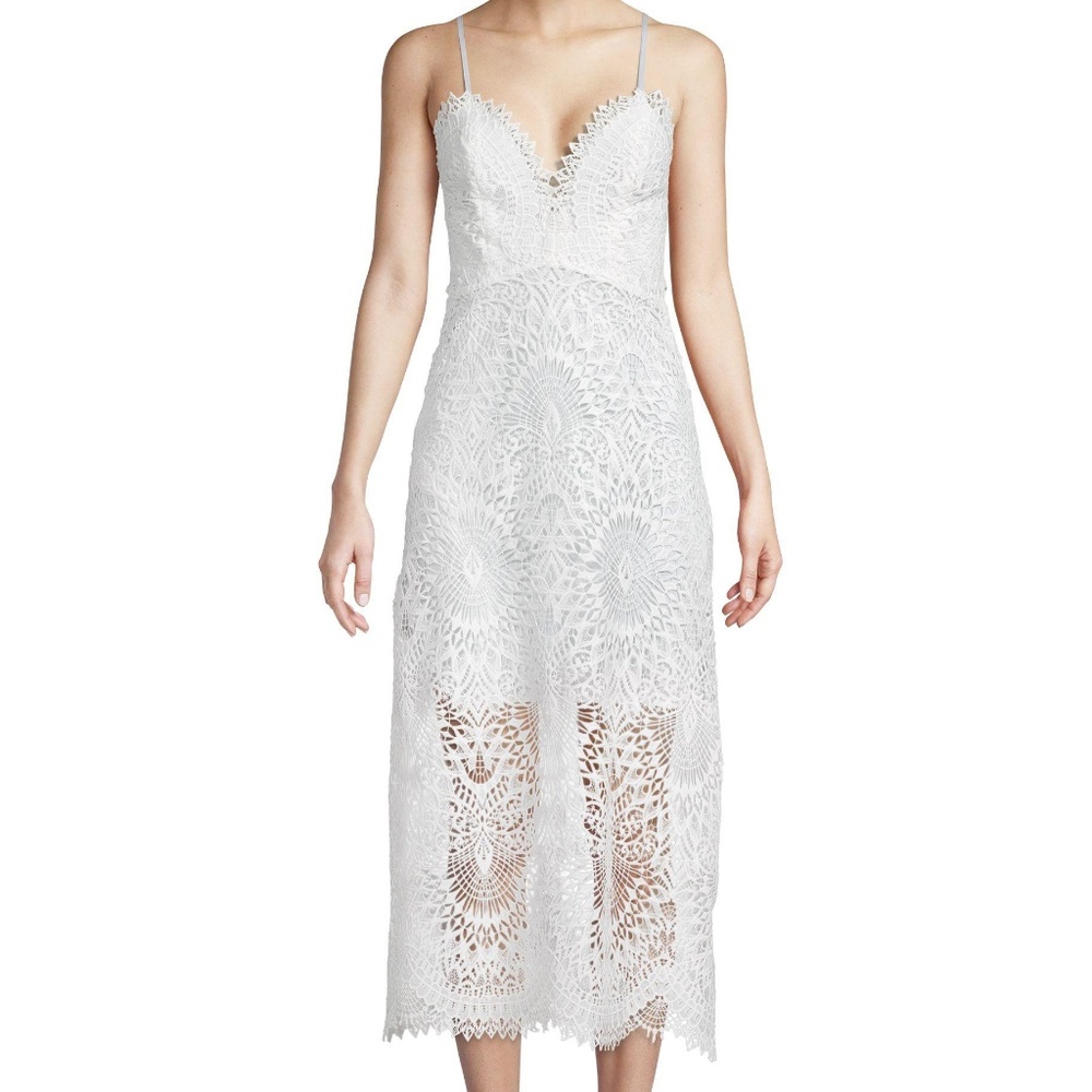 NWT Marissa Webb White Lace Dillion Dress